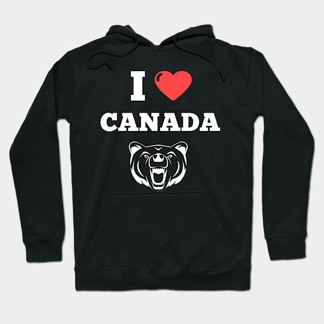 I LOVE CANADA Hoodie by FromBerlinGift